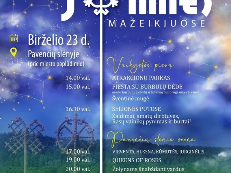 Mittsommer in Mažeikiai