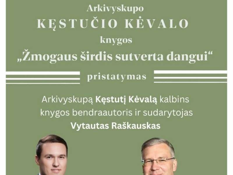 Arkivyskupo Kęstučio Kėvalo knygos pristatymas