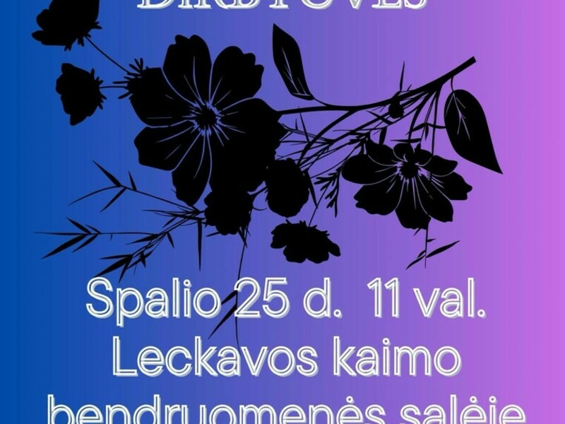 Vėlinių puokščių kūrybos dirbtuvės