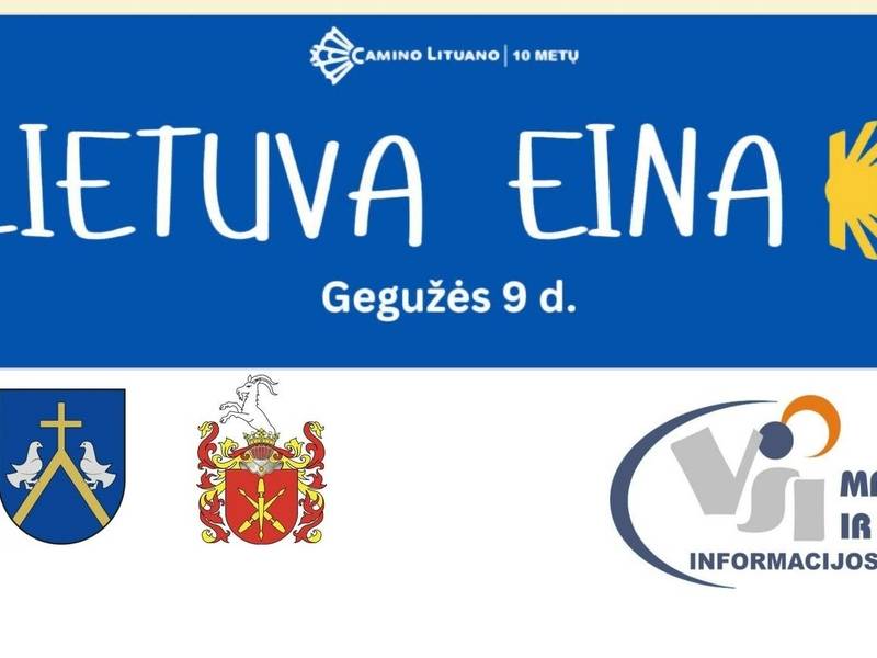 Saisoneröffnung mit dem Camino Lituano. Wanderweg Pikeliai-Dautarai