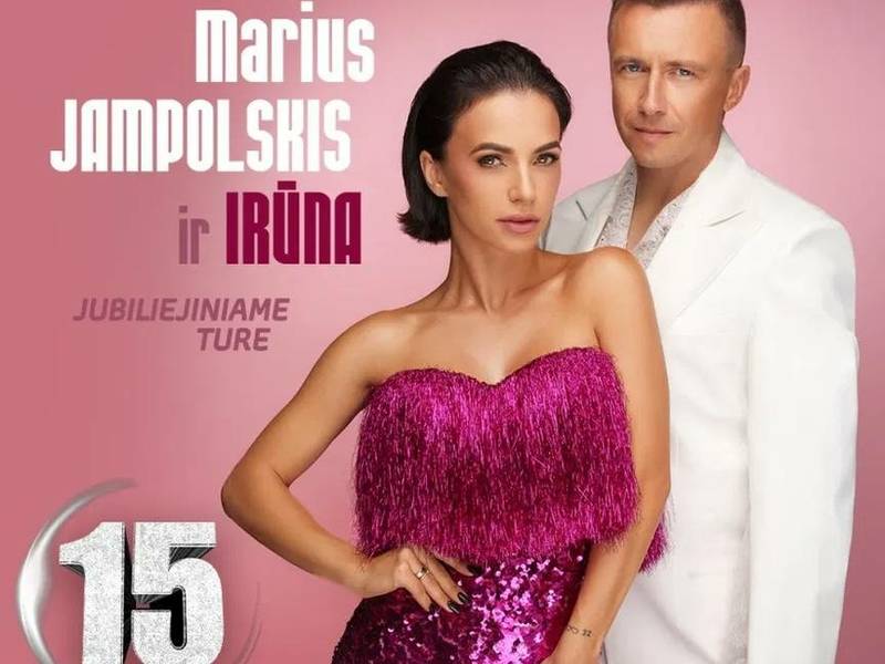 Mariaus Jampolskio ir Irūnos jubiliejinis turas