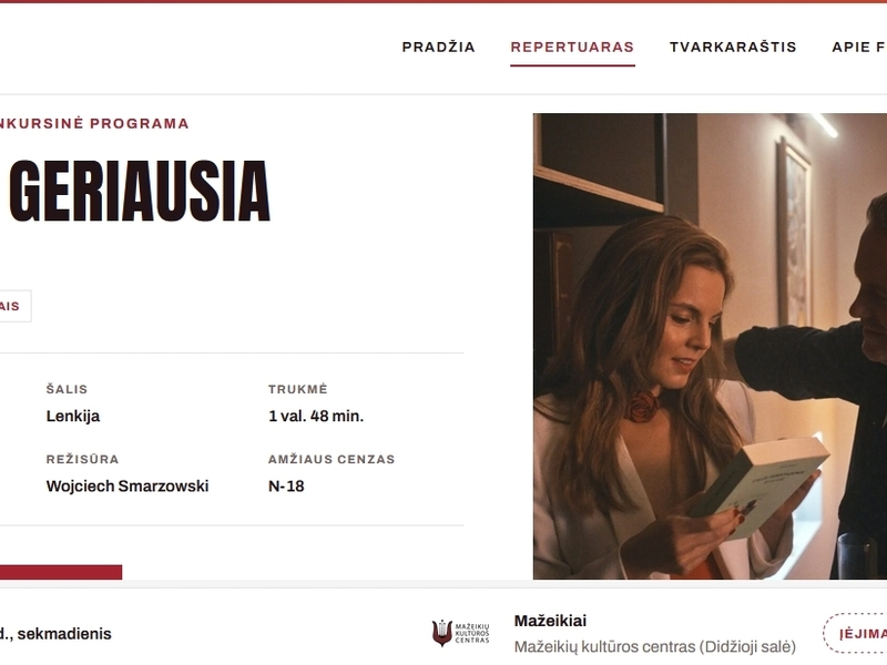 20-asis lenkų kino festivalis: Namie geriausia