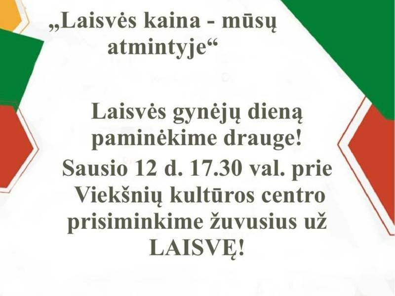 Freedom Defenders Day celebration in Viekšniai