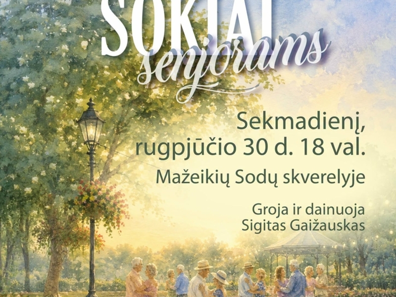 Pavakario šokiai senjorams